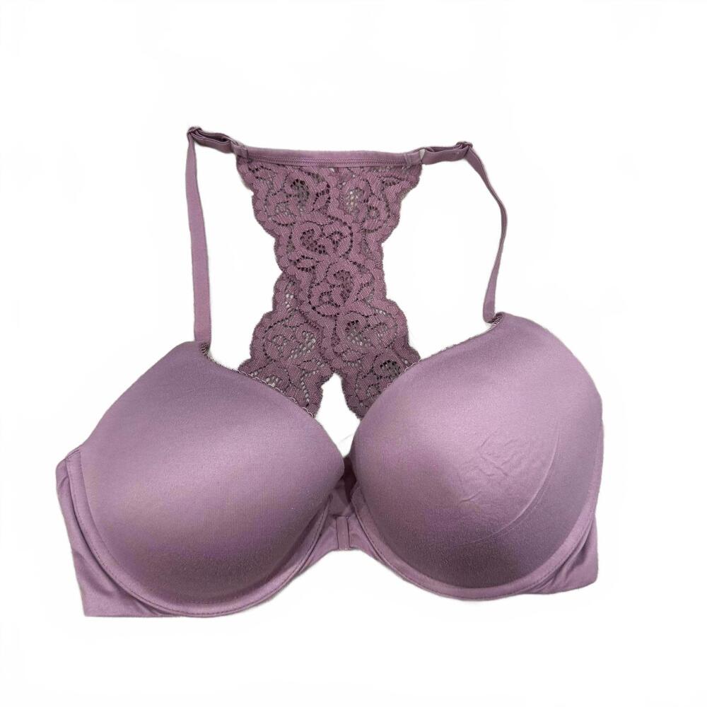 Body By Victoria Racerback Perfect Shape Bra - 34D, Mauve
